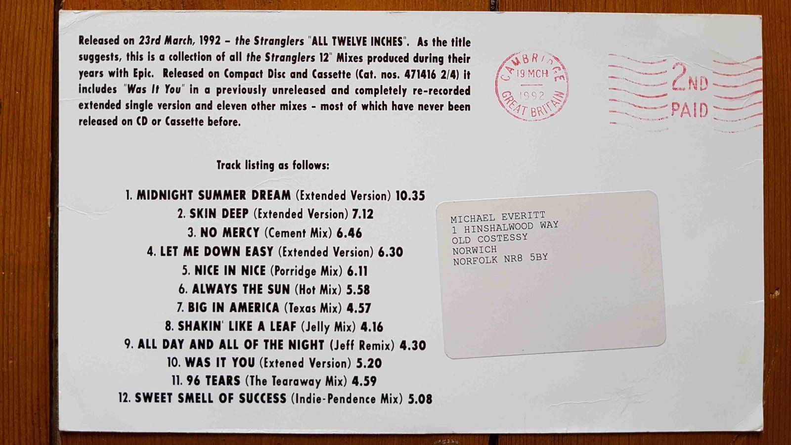 Picture of PC-Str-ATI All twelve inches by artist The Stranglers  from The Stranglers